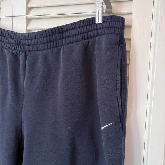 Nike men's sweatpants XXL navy blue cotton blend - Picture 2 of 8